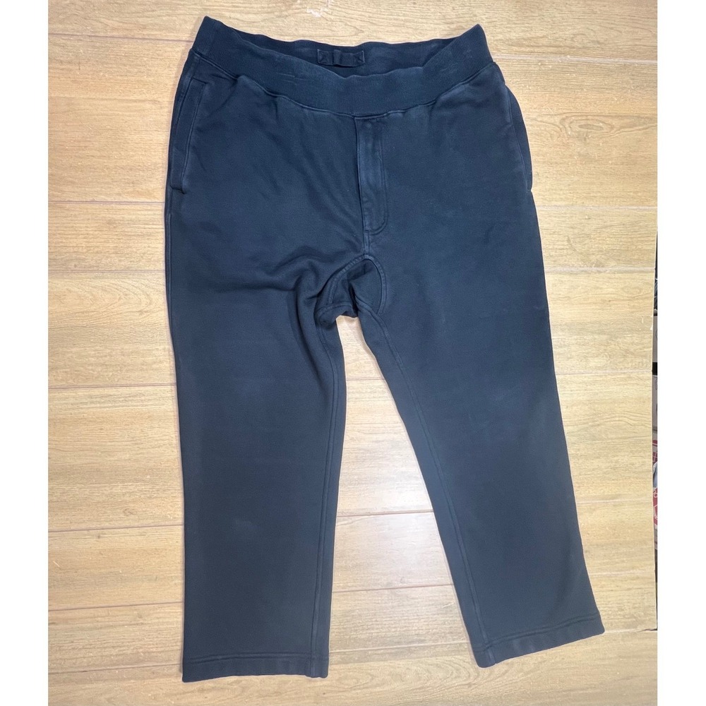 Duluth Trading Co Mens black Cotton Blend Sweatpants LX30 Relaxed Fit - Picture 3 of 14